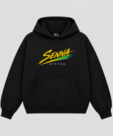 Legend Never Dies – Black Boxy Hoodie – 100% Cotton Fleece