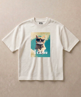 हु Cares - Premium French Terry Oversized T-shirt