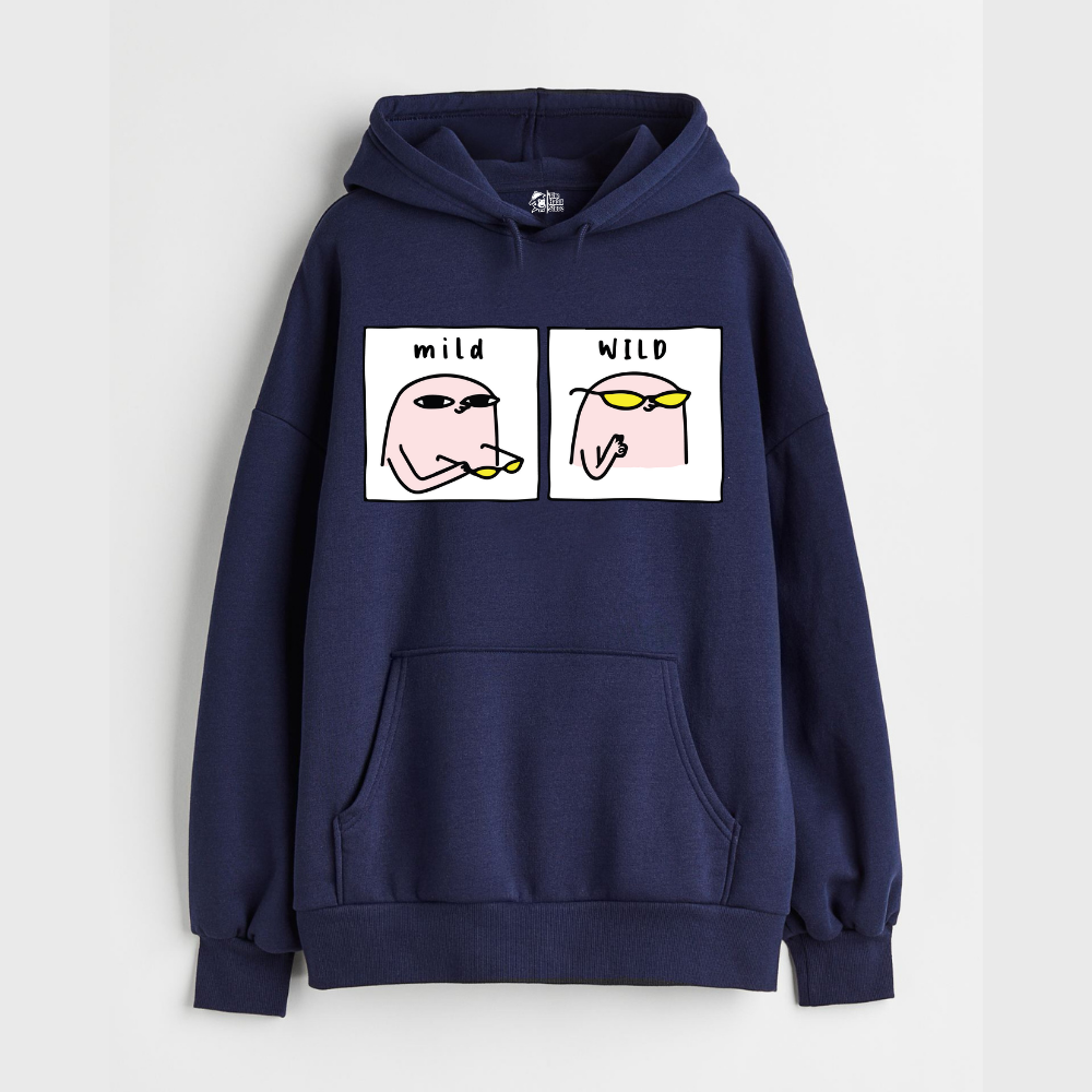 "Mild & Wild - Oversized Winter Dreams: Premium 400 GSM Hoodies"