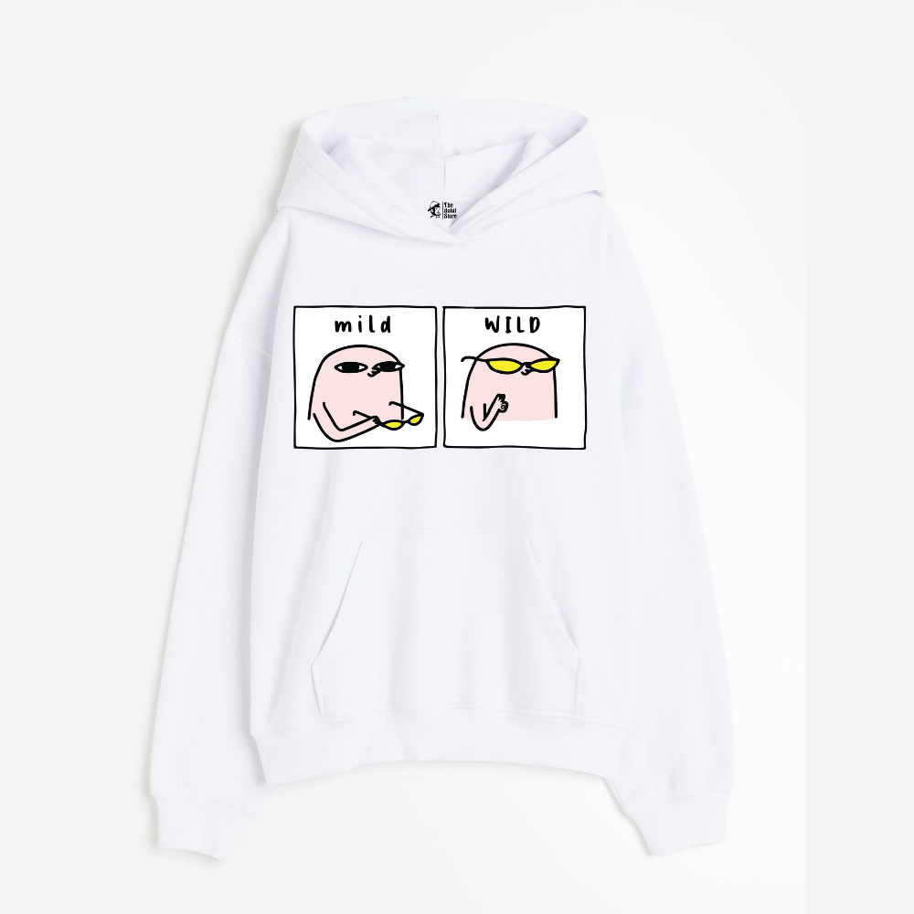 "Mild & Wild - Oversized Winter Dreams: Premium 400 GSM Hoodies"