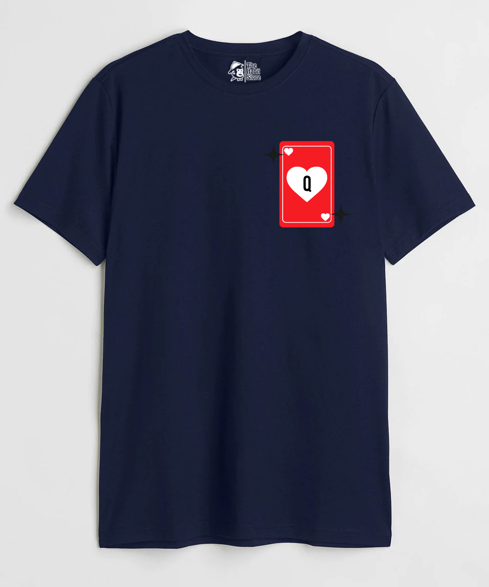 Queen Couple Unisex Round Neck T-shirt