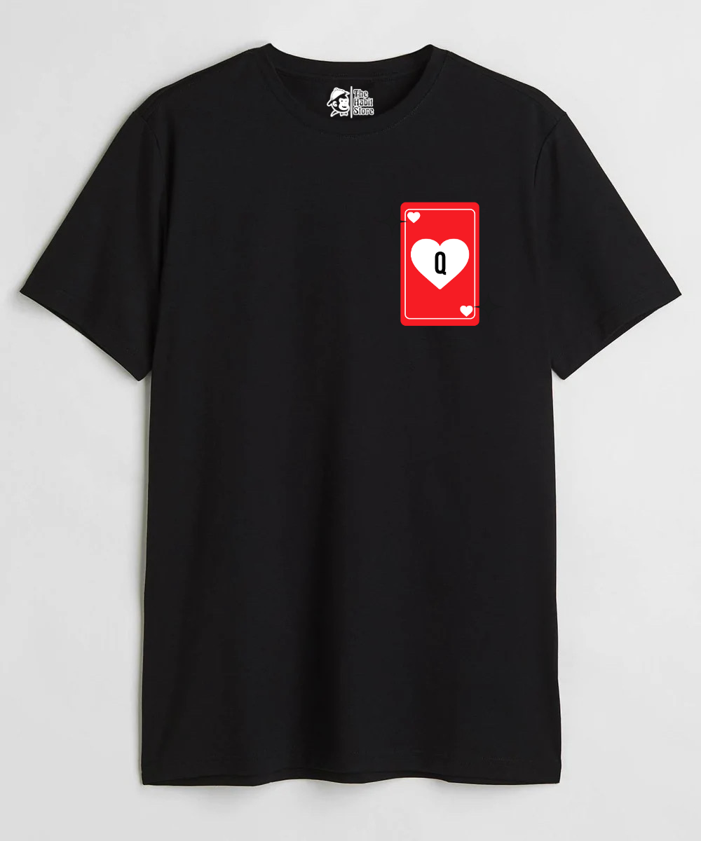 Queen Couple Unisex Round Neck T-shirt