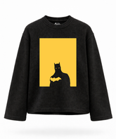 Batman - Waffle Knit Oversized Full Sleeve