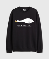 Duck My Sick - Cozy Delight: Winter Bliss Unisex Oversized Sweatshirt (400 GSM)
