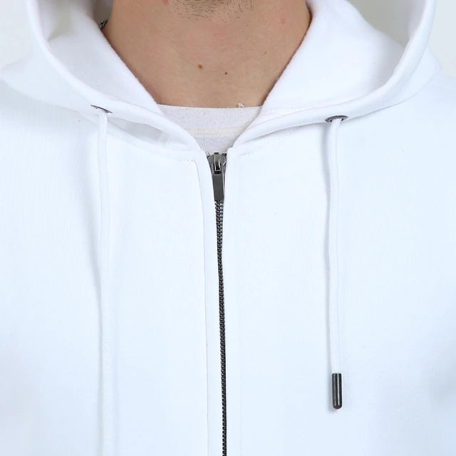 Cozy Haven: Unisex 400 GSM Fleece Wonderland Zipper Hoodie