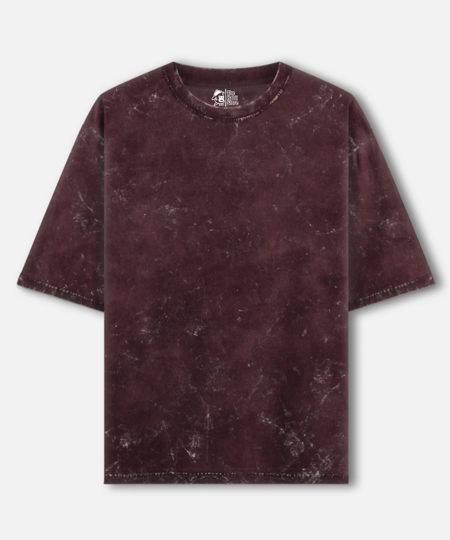 5 Bold Shades - Acid Wash 240 GSM Oversized T-Shirts - 5 Bold Shades