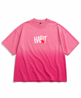 Pink Ombre Oversized T-shirt — Boxy Fit