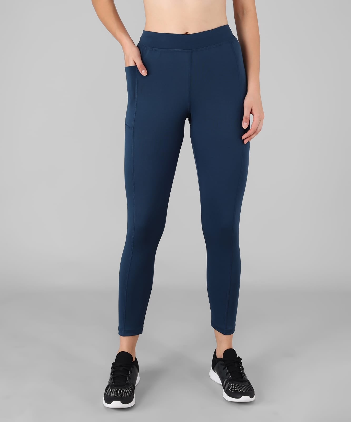 Women Solid Air Force Leggings