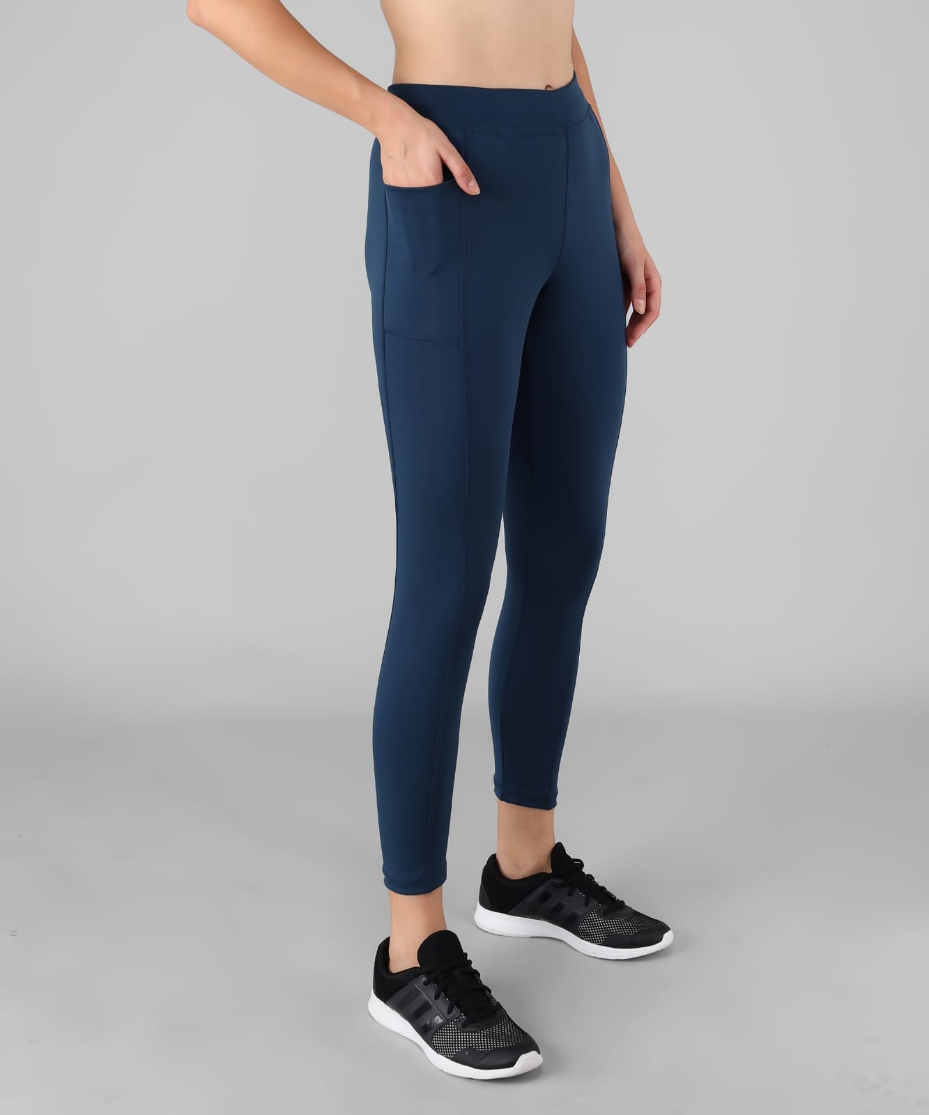 Women Solid Air Force Leggings