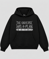 The Big Picture - Black Boxy Hoodie – 100% Cotton Fleece