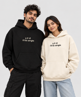 I'll Be Alright – Couple Boxy Fit Hoodies (Set of 2) | 100% Cotton Fleece