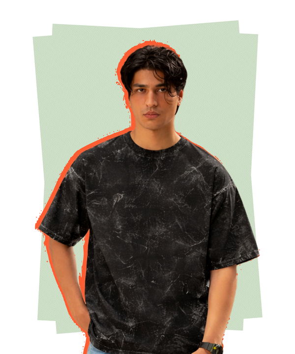 Acid Wash Oversized T-shirt