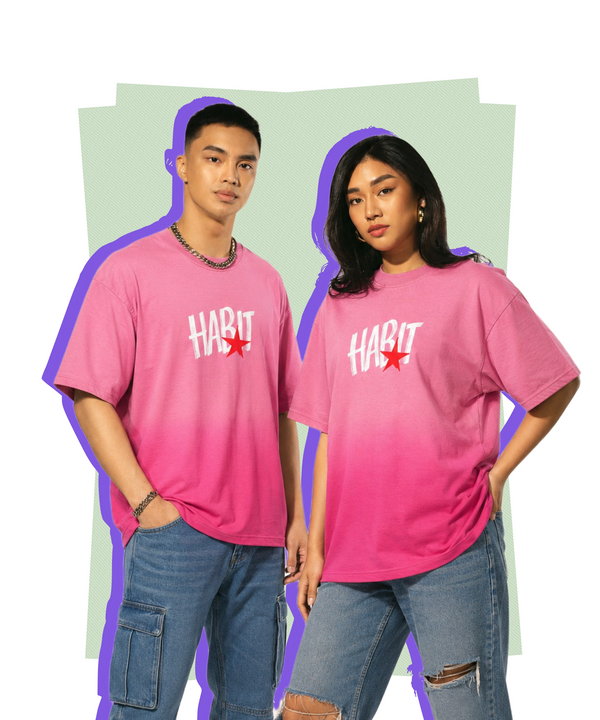Ombre Oversized T-shirts