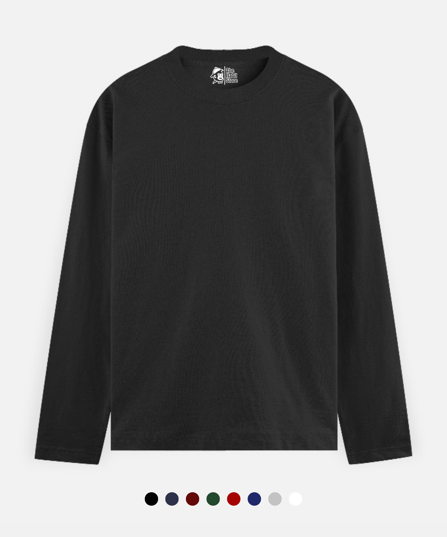 Classic Solid Unisex Full Sleeve Round Neck T-shirt – 8 Essential Colours