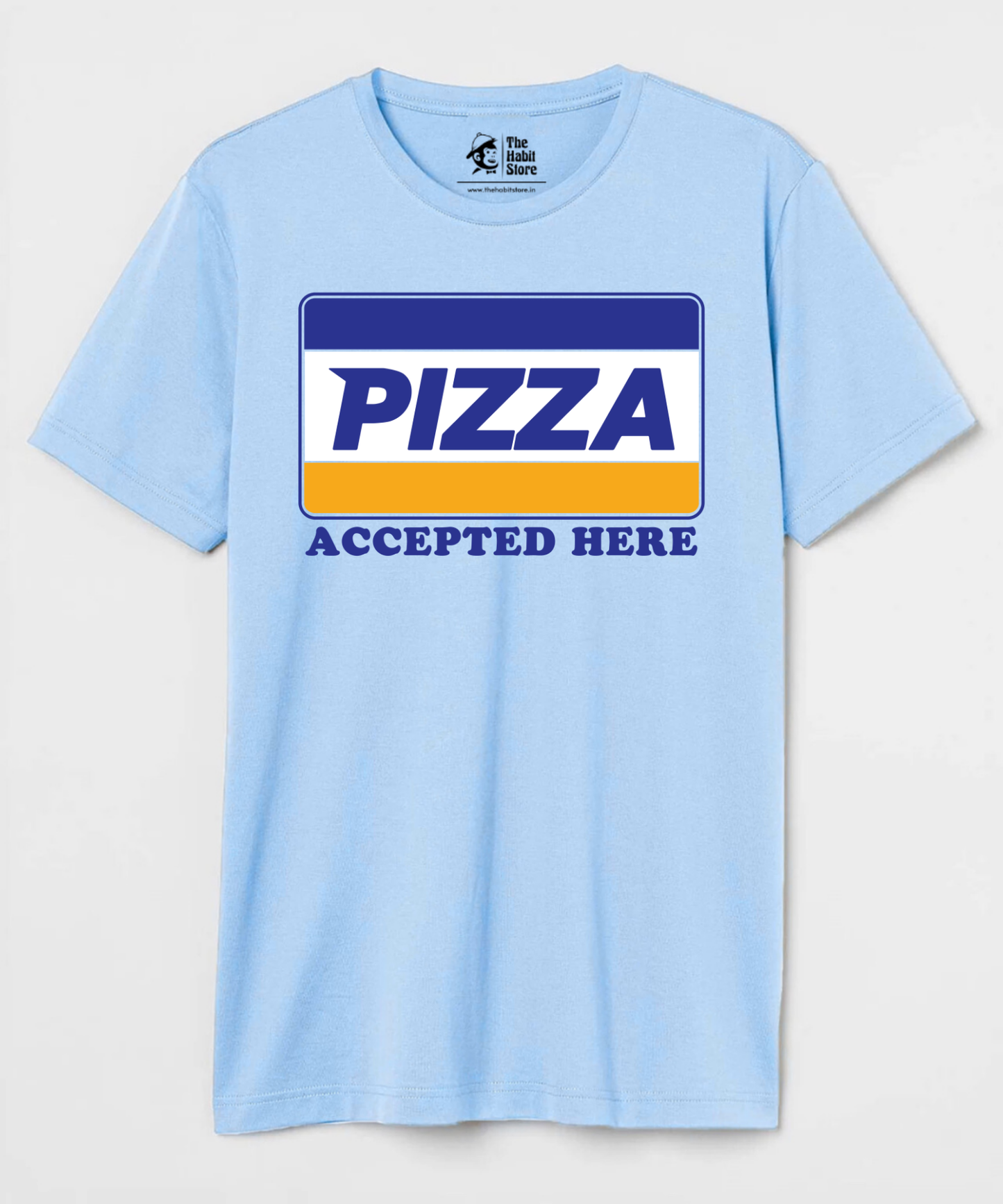 Payment By 🍕 Unisex Round Neck Half Sleeve T-shirt