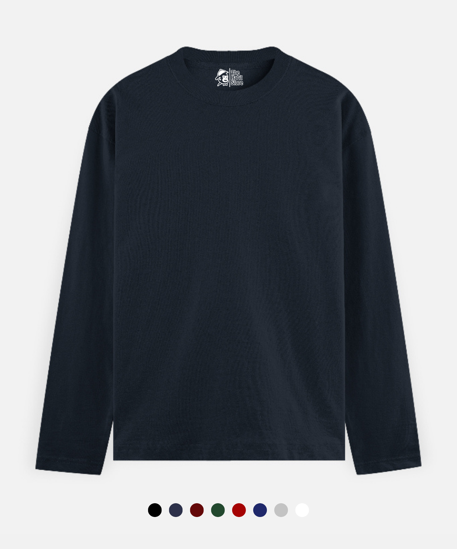Classic Solid Unisex Full Sleeve Round Neck T-shirt – 8 Essential Colours