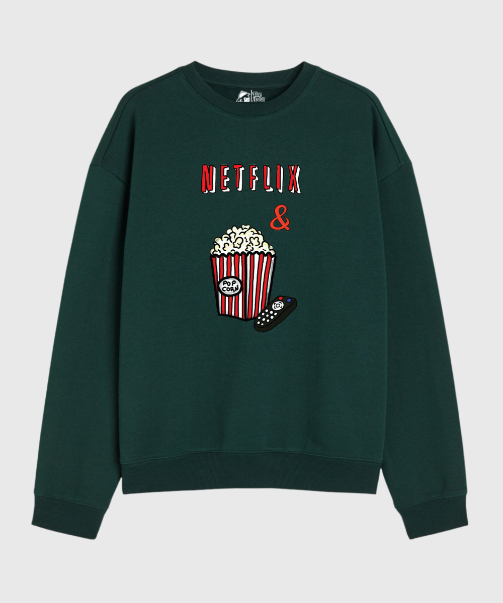 Netflix & Chill - Oversized Sweatshirt - COS
