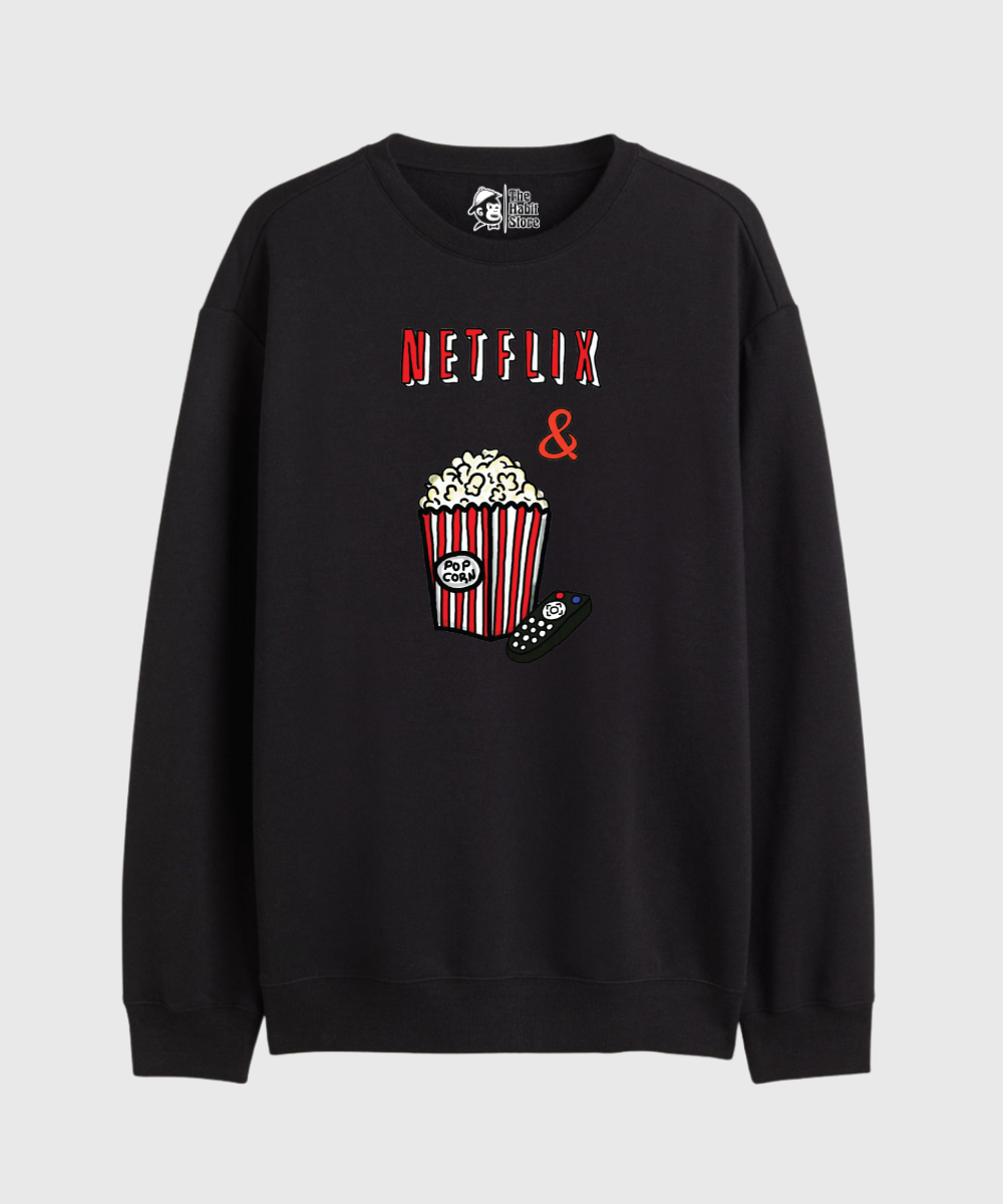 Netflix & Chill - Oversized Sweatshirt - COS