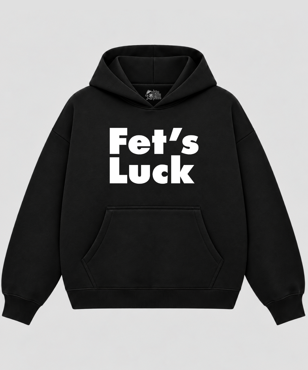 You Thought What? Black Boxy Hoodie – 100% Cotton Fleece
