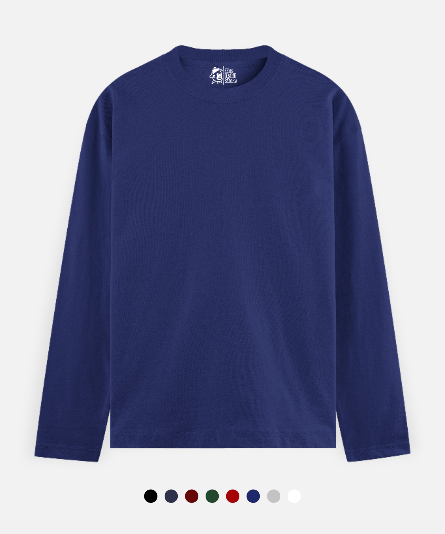 Classic Solid Unisex Full Sleeve Round Neck T-shirt – 8 Essential Colours