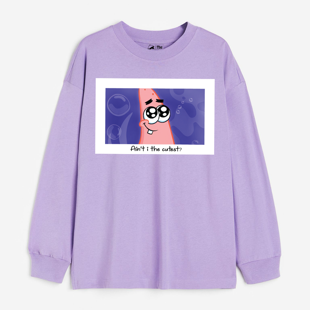"Ain't I The Cutest - Cozy Delight: Winter Bliss Unisex Oversized Sweatshirt (400 GSM)"