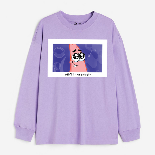 "Ain't I The Cutest - Cozy Delight: Winter Bliss Unisex Oversized Sweatshirt (400 GSM)"