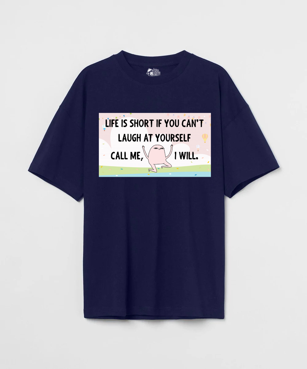 Life is Short Unisex 240 GSM Oversized T-shirt