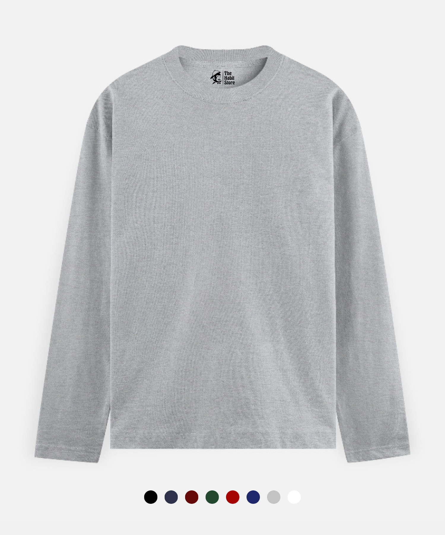 Classic Solid Unisex Full Sleeve Round Neck T-shirt – 8 Essential Colours