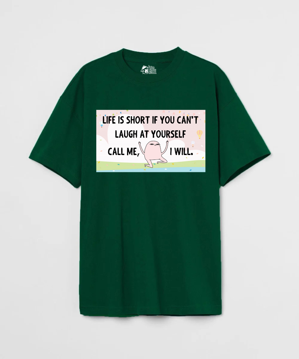 Life is Short Unisex 240 GSM Oversized T-shirt
