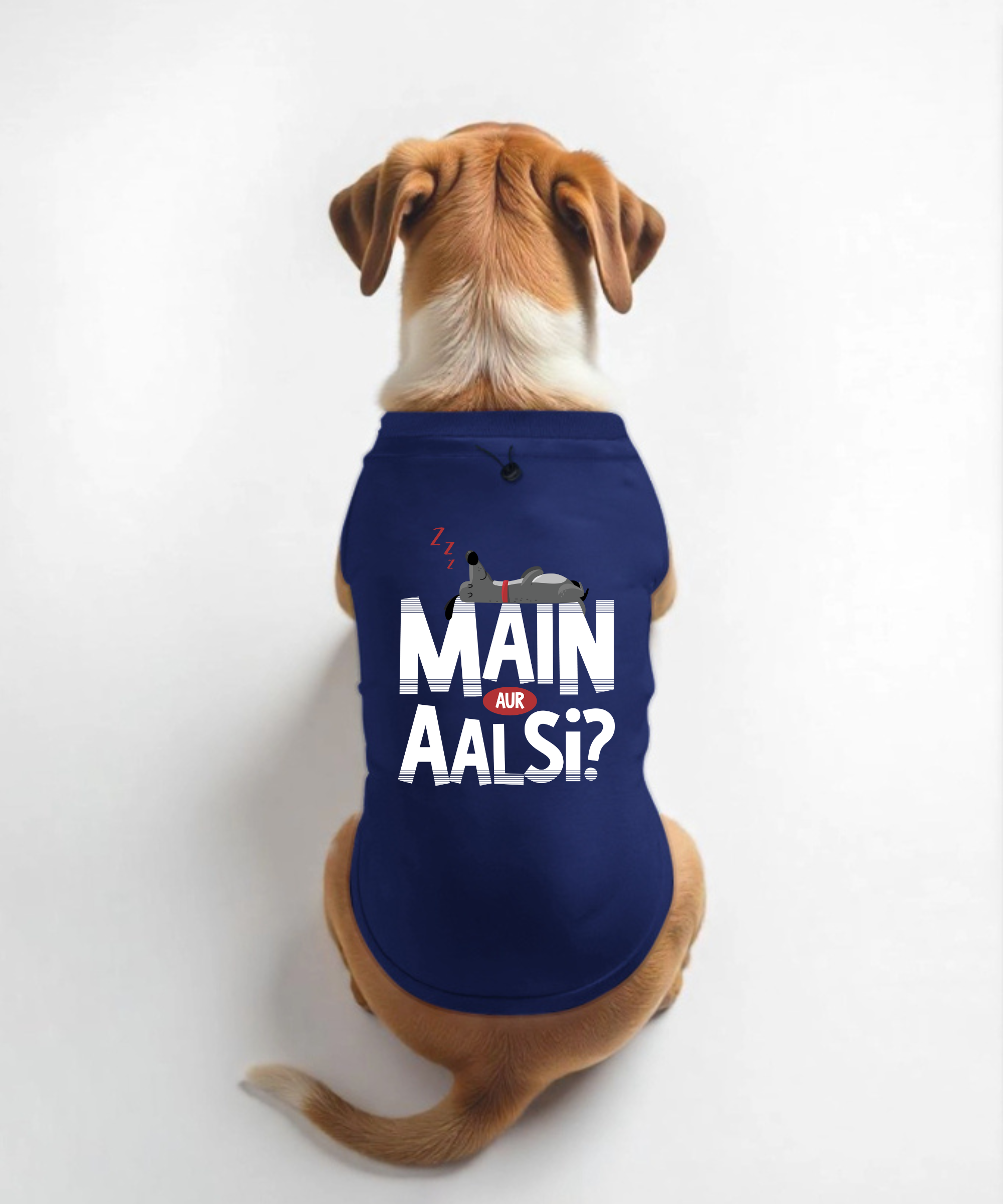 Main Aur Aalsi? Dog T-Shirt