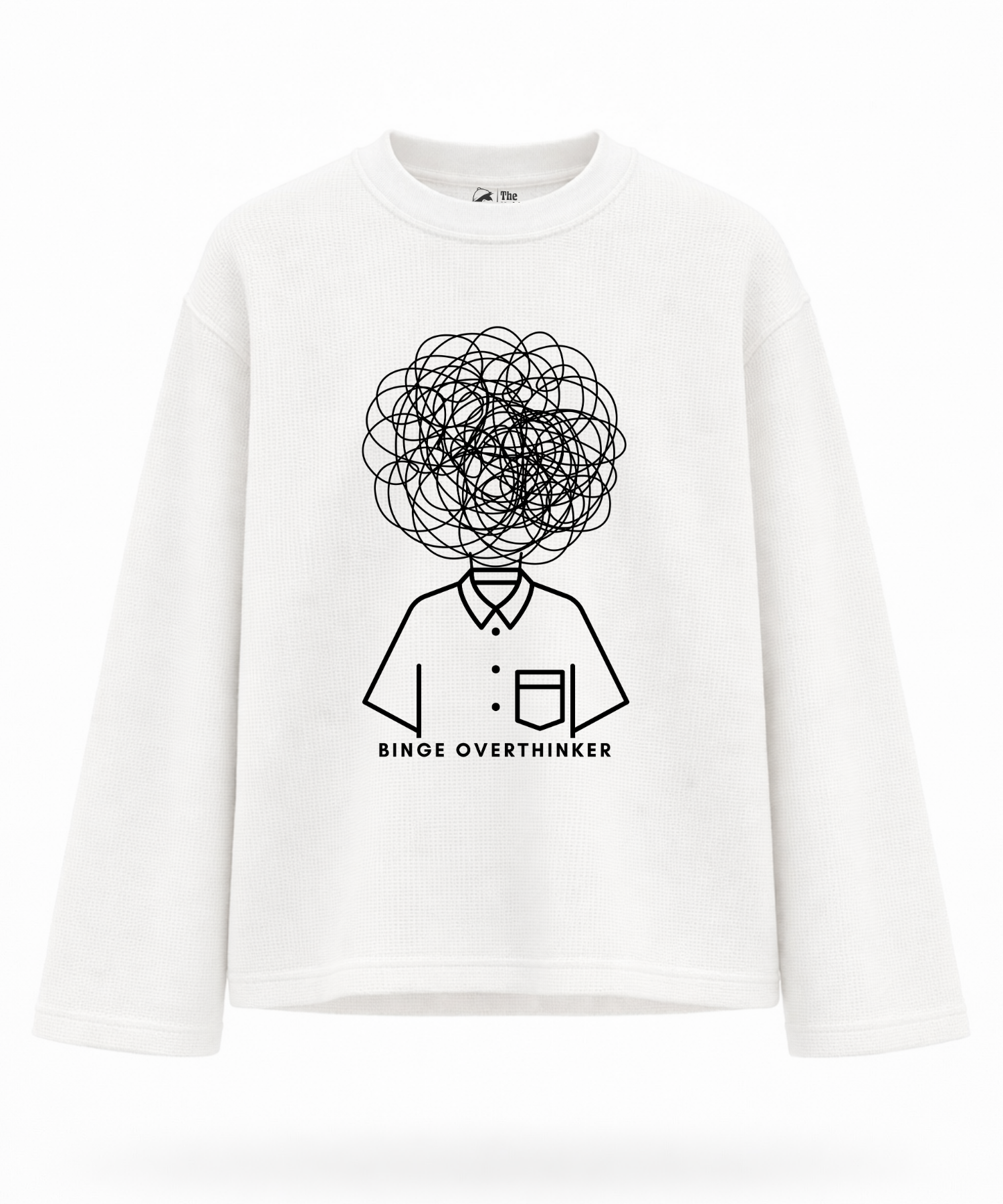 Binge Overthing - Waffle Knit Oversized Full Sleeve