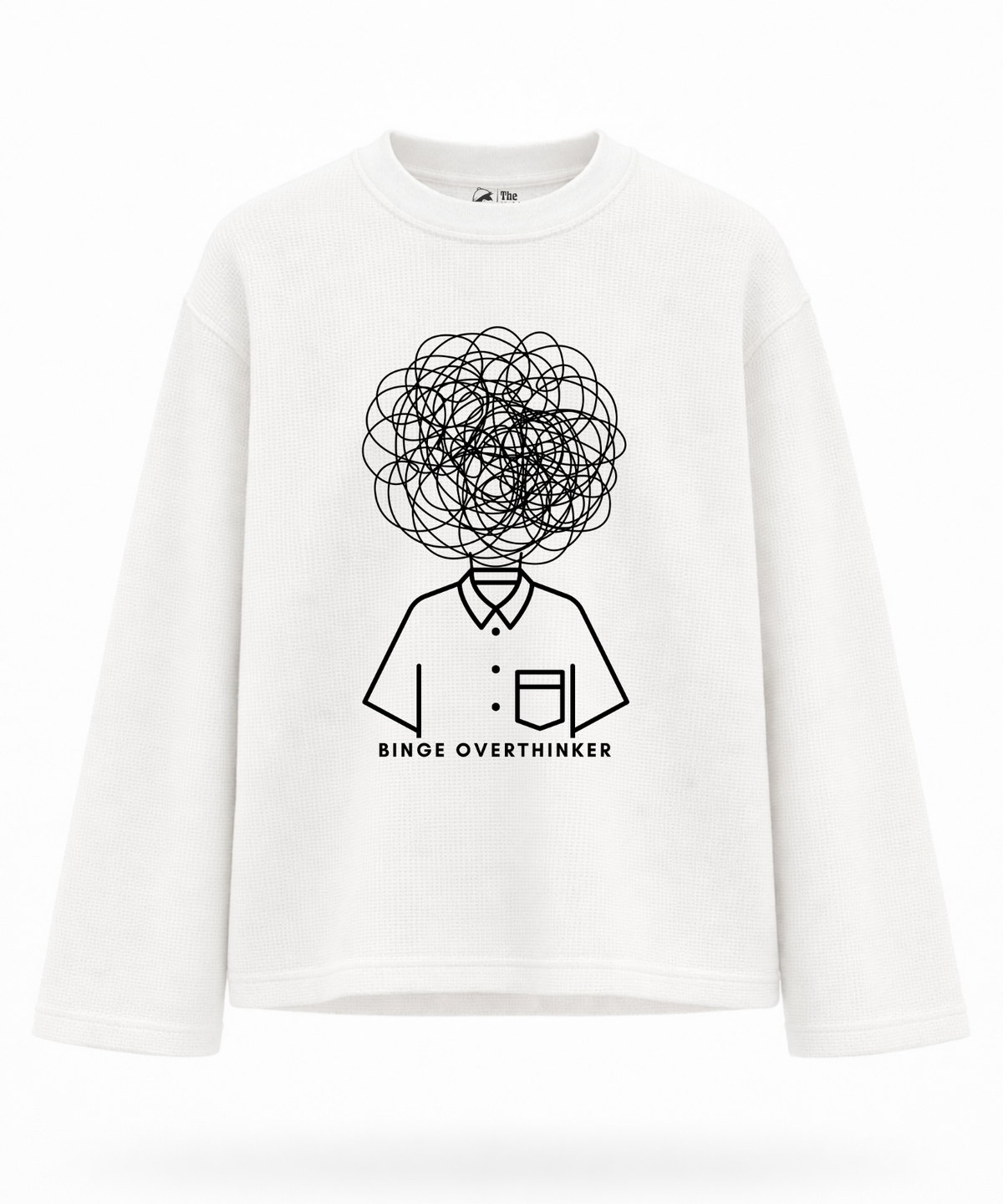 Binge Overthing - Waffle Knit Oversized Full Sleeve