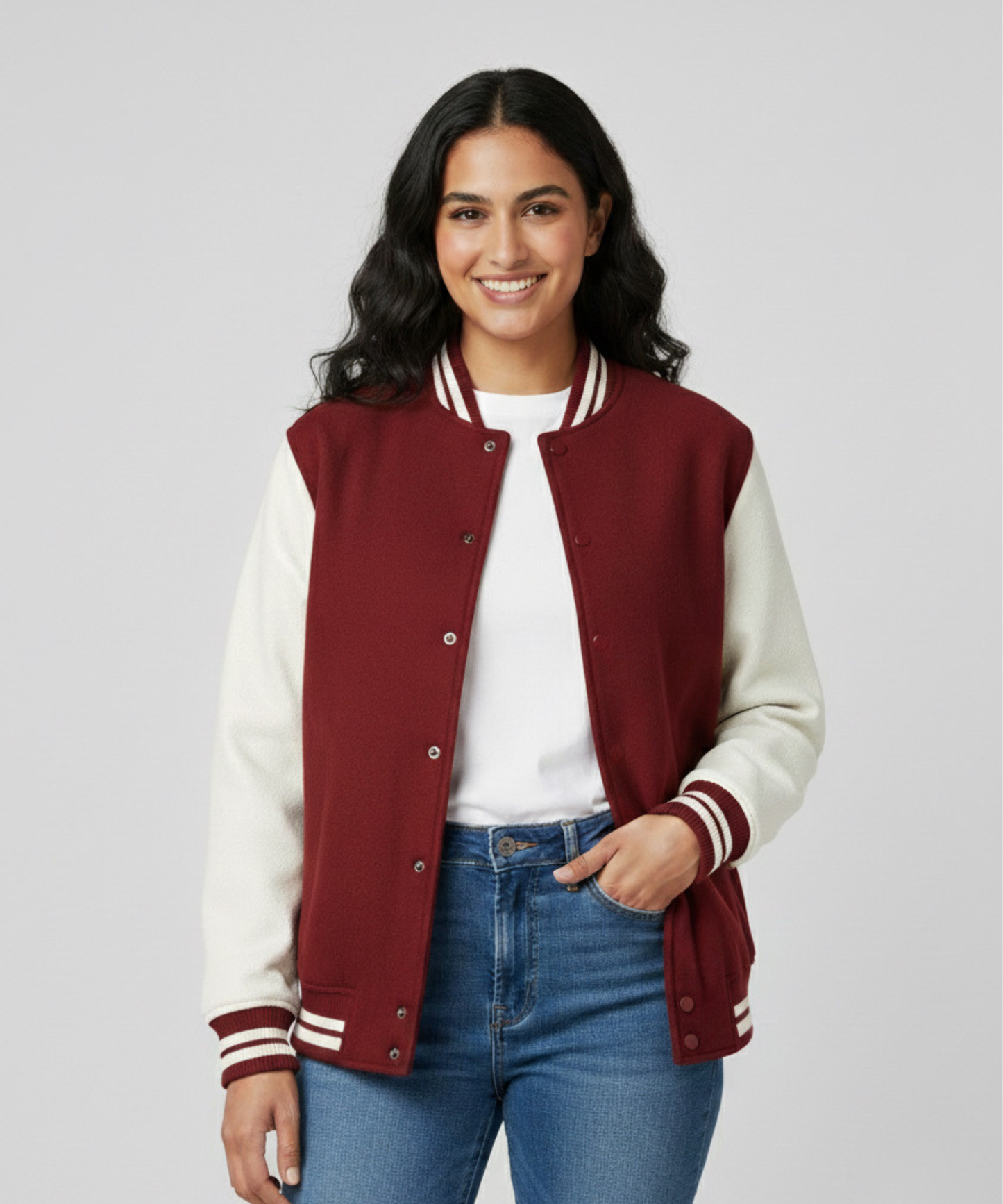 Classic Varsity Jacket | Unisex, Premium Fit - 6 Winter-Ready Colours (300 GSM)
