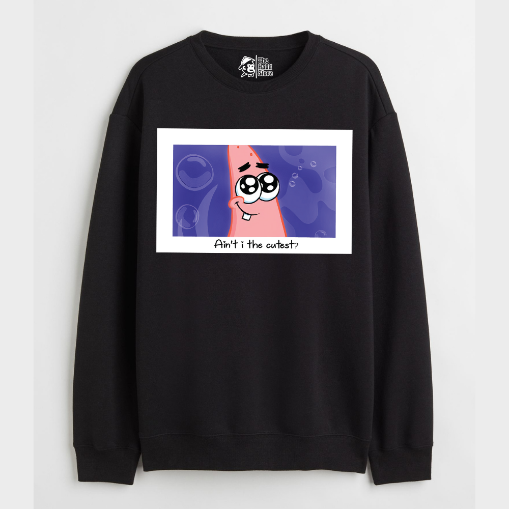 "Ain't I The Cutest - Cozy Delight: Winter Bliss Unisex Oversized Sweatshirt (400 GSM)"