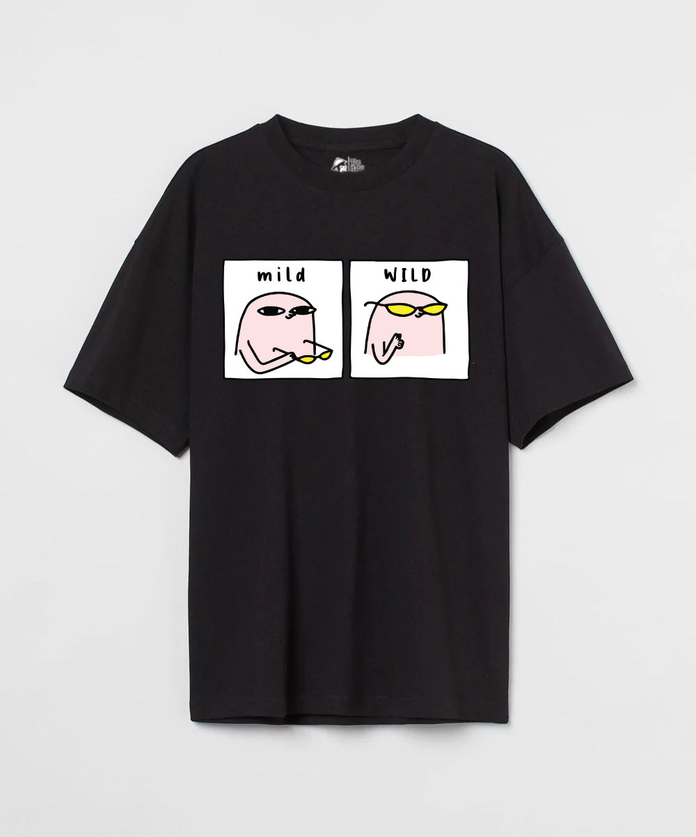 Mild & Wild 240 GSM Unisex Oversized T-shirt