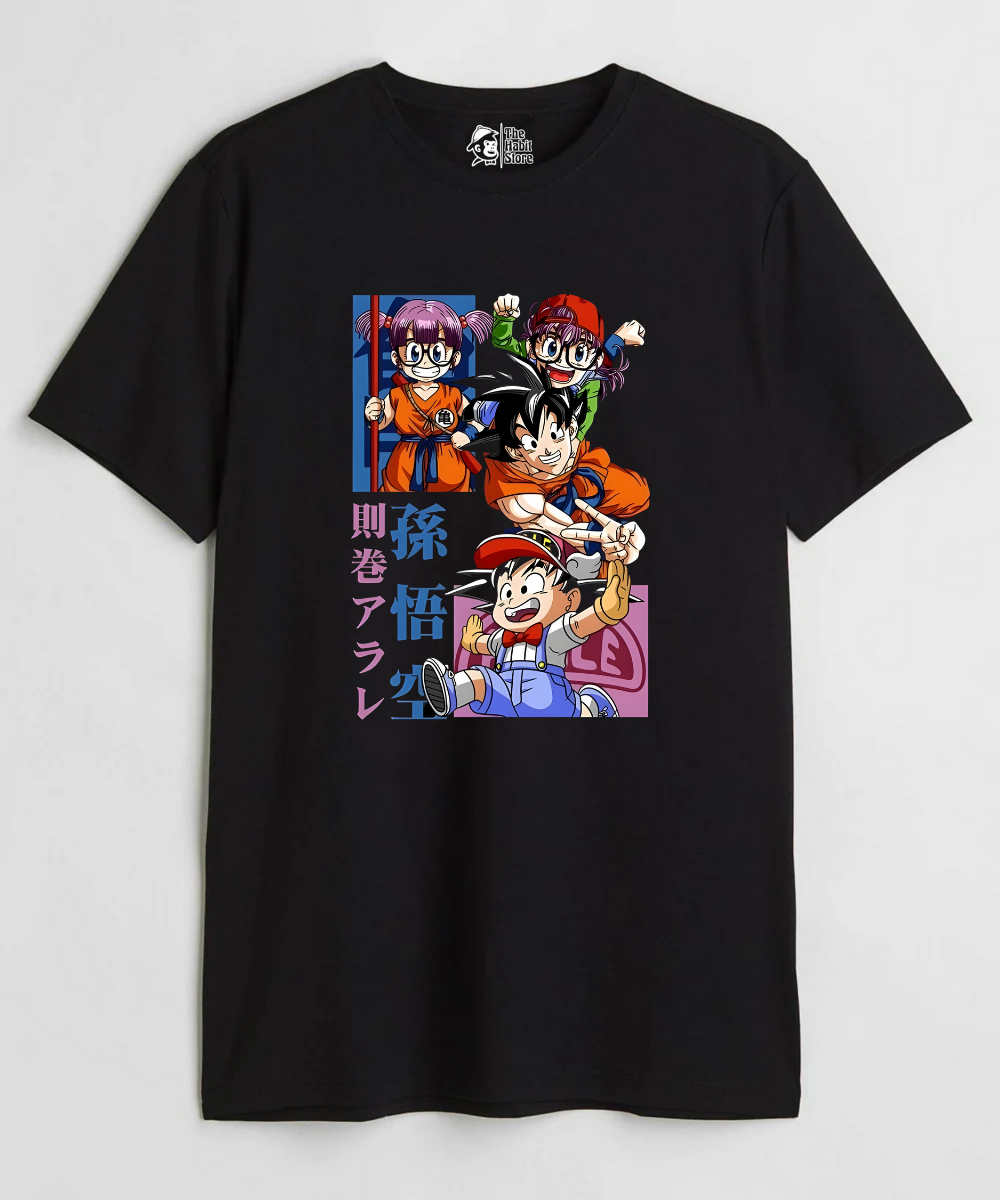 Goku x Arale – Dragon Ball Z – Unisex Regular Fit T-shirt