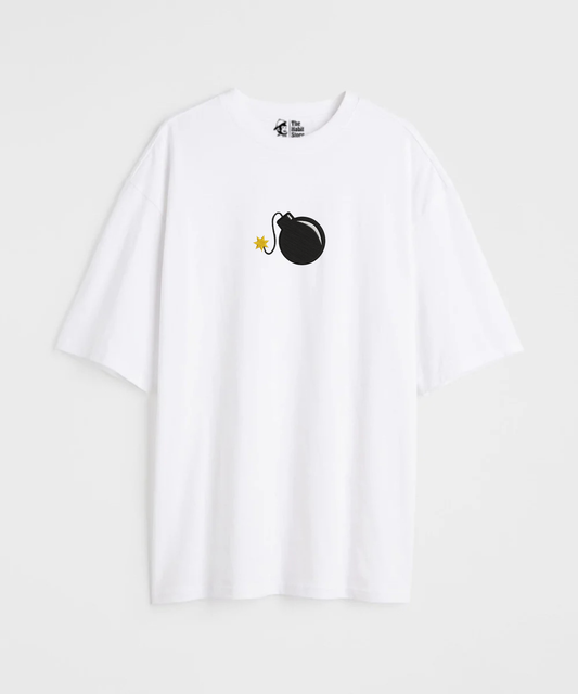 Bombshell 💣 Embroidered 240 GSM Unisex Oversized T-shirt