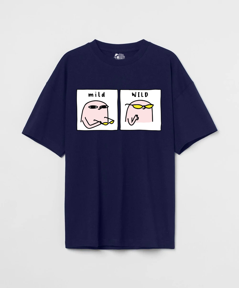 Mild & Wild 240 GSM Unisex Oversized T-shirt