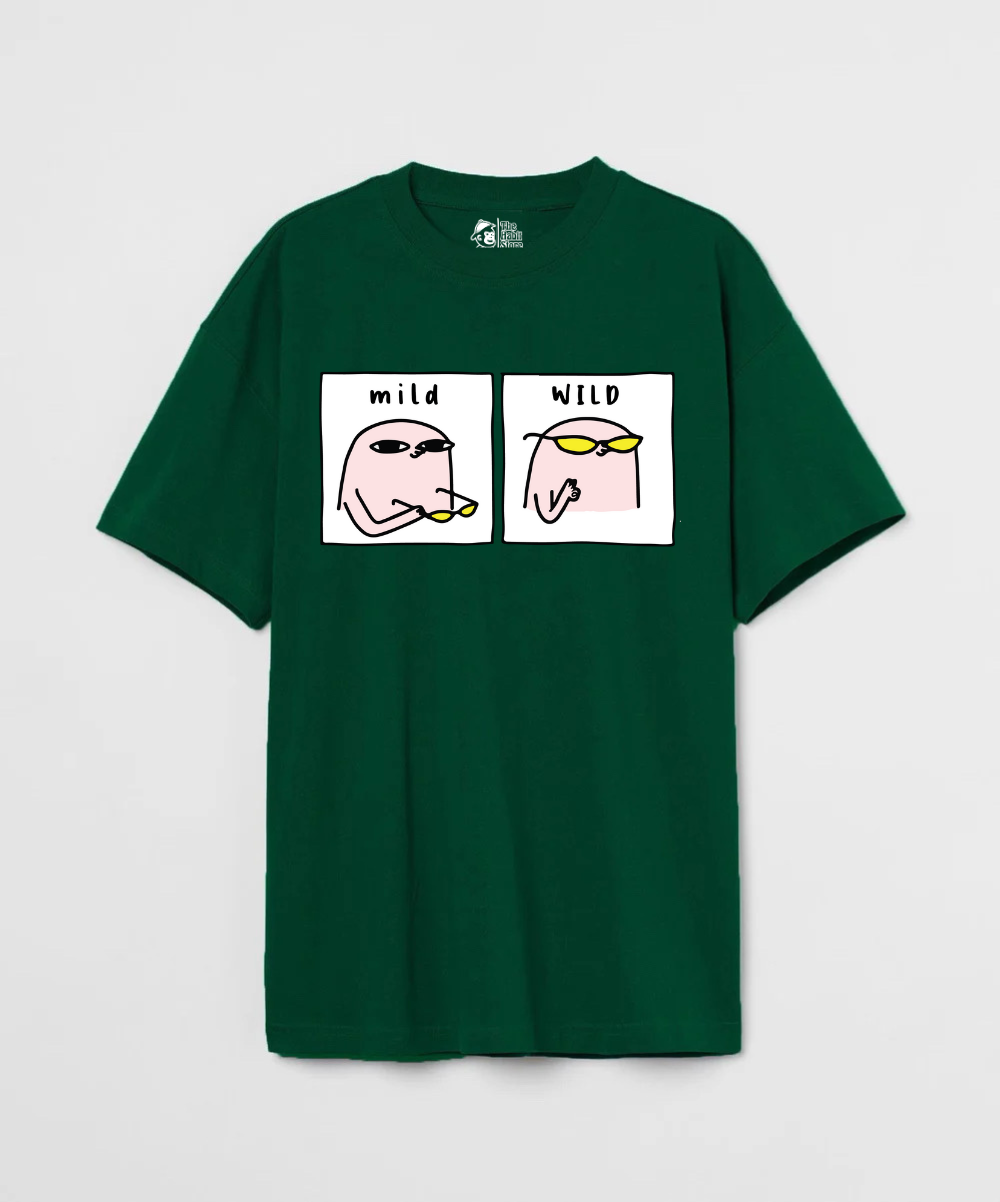 Mild & Wild 240 GSM Unisex Oversized T-shirt
