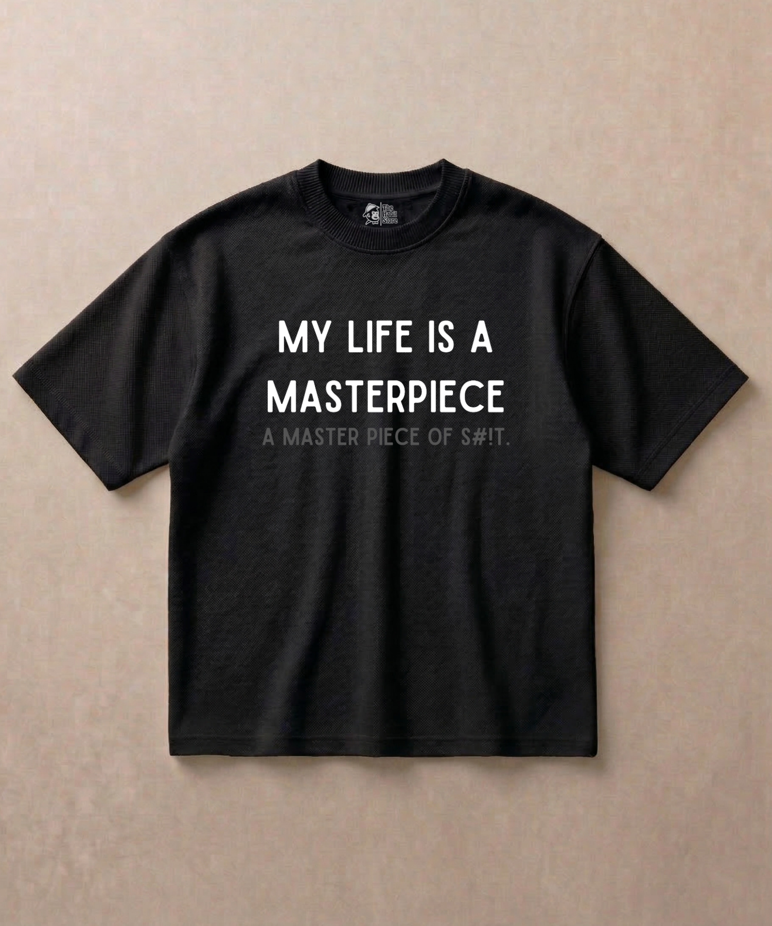 My Life is a Masterpiece - Premium French Terry Oversized T-shirt