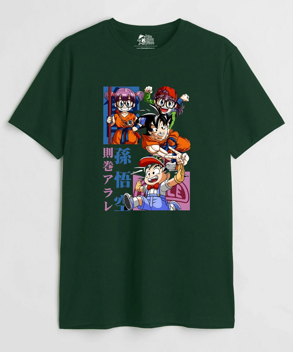 Goku x Arale – Dragon Ball Z – Unisex Regular Fit T-shirt
