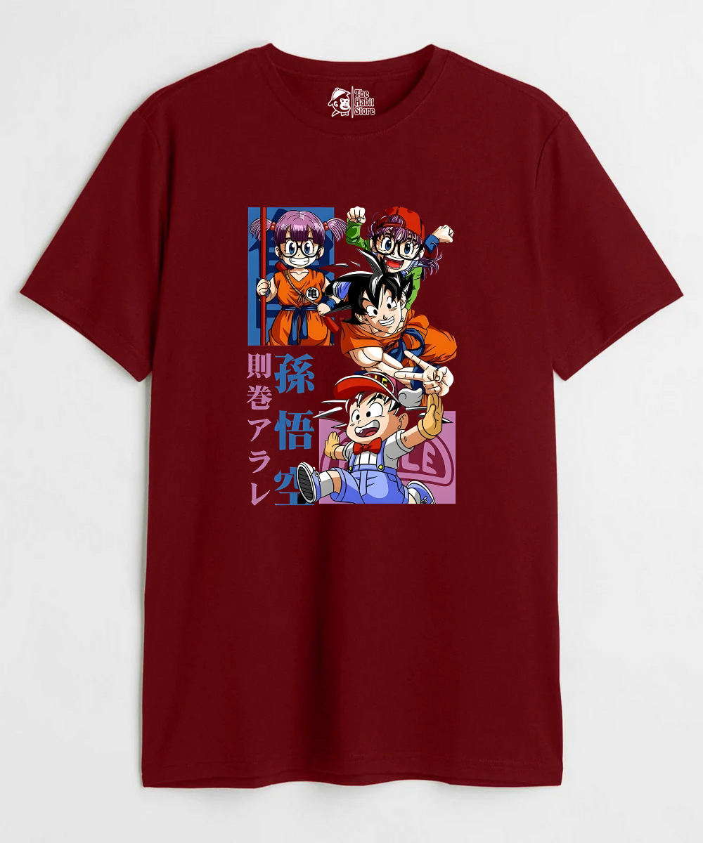 Goku x Arale – Dragon Ball Z – Unisex Regular Fit T-shirt