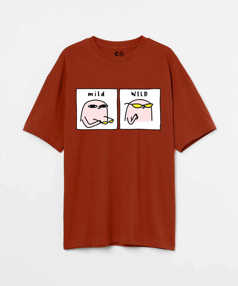 Mild & Wild 240 GSM Unisex Oversized T-shirt