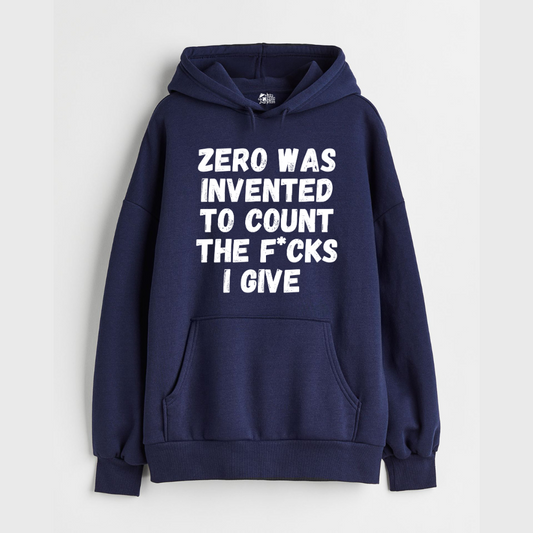 "This is What Zero Was Invented For - Oversized Winter Dreams: Premium 400 GSM Hoodies"