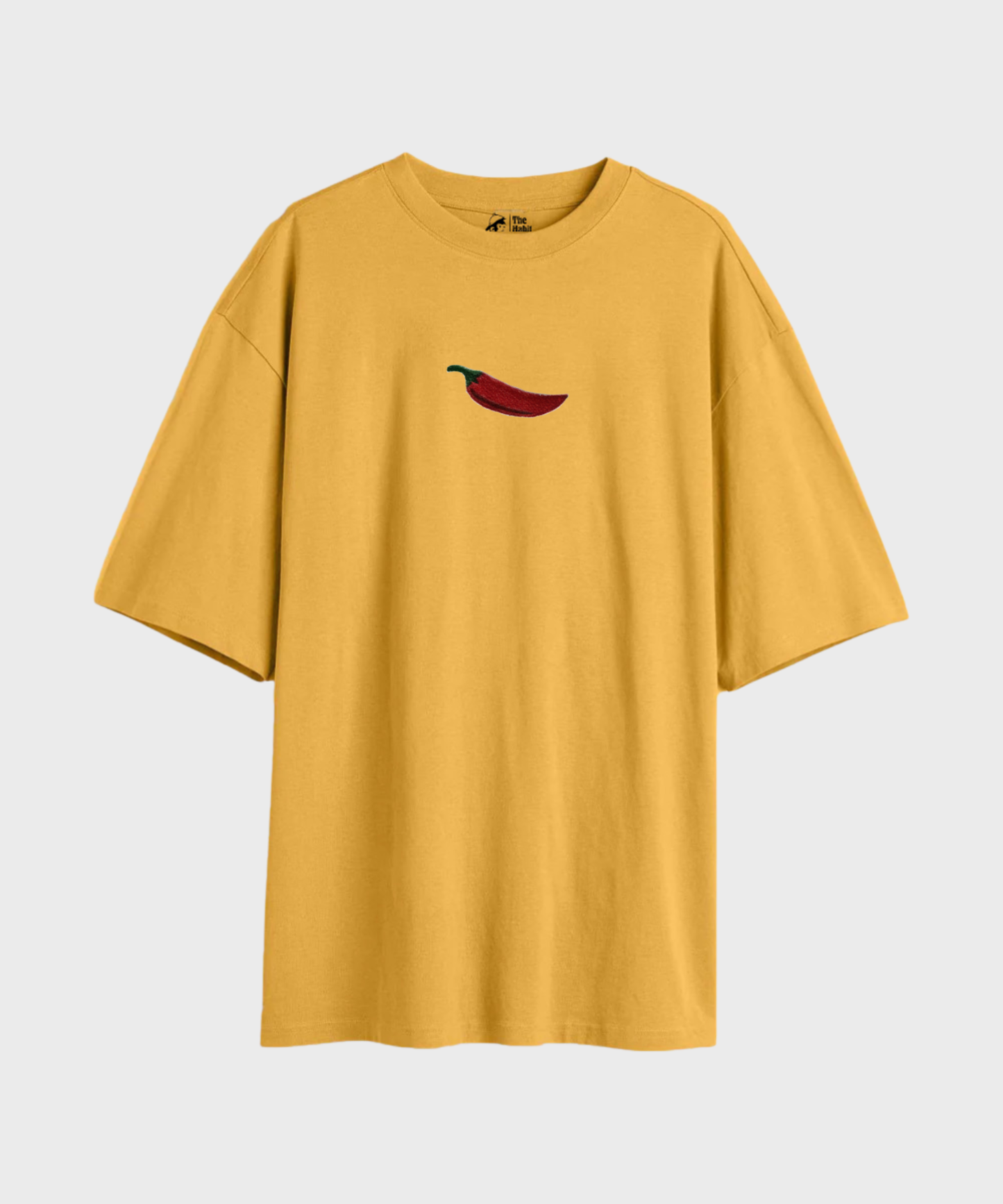 Too Hot To Handle 🌶 Embroidered 240 GSM Unisex Oversized T-shirt