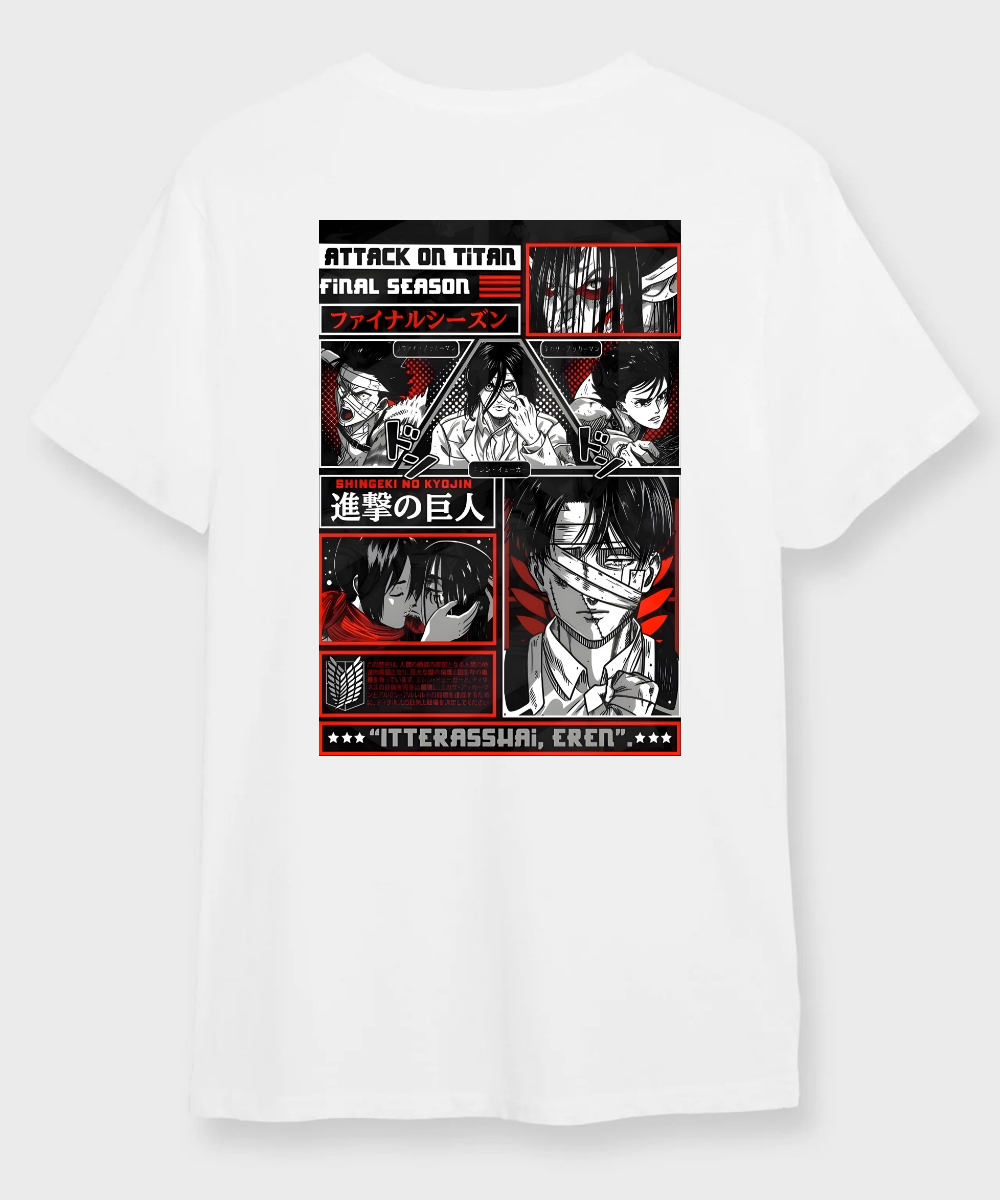 Attack on Titan Final Season – Anime Paglu – Unisex Regular Fit T-shirt