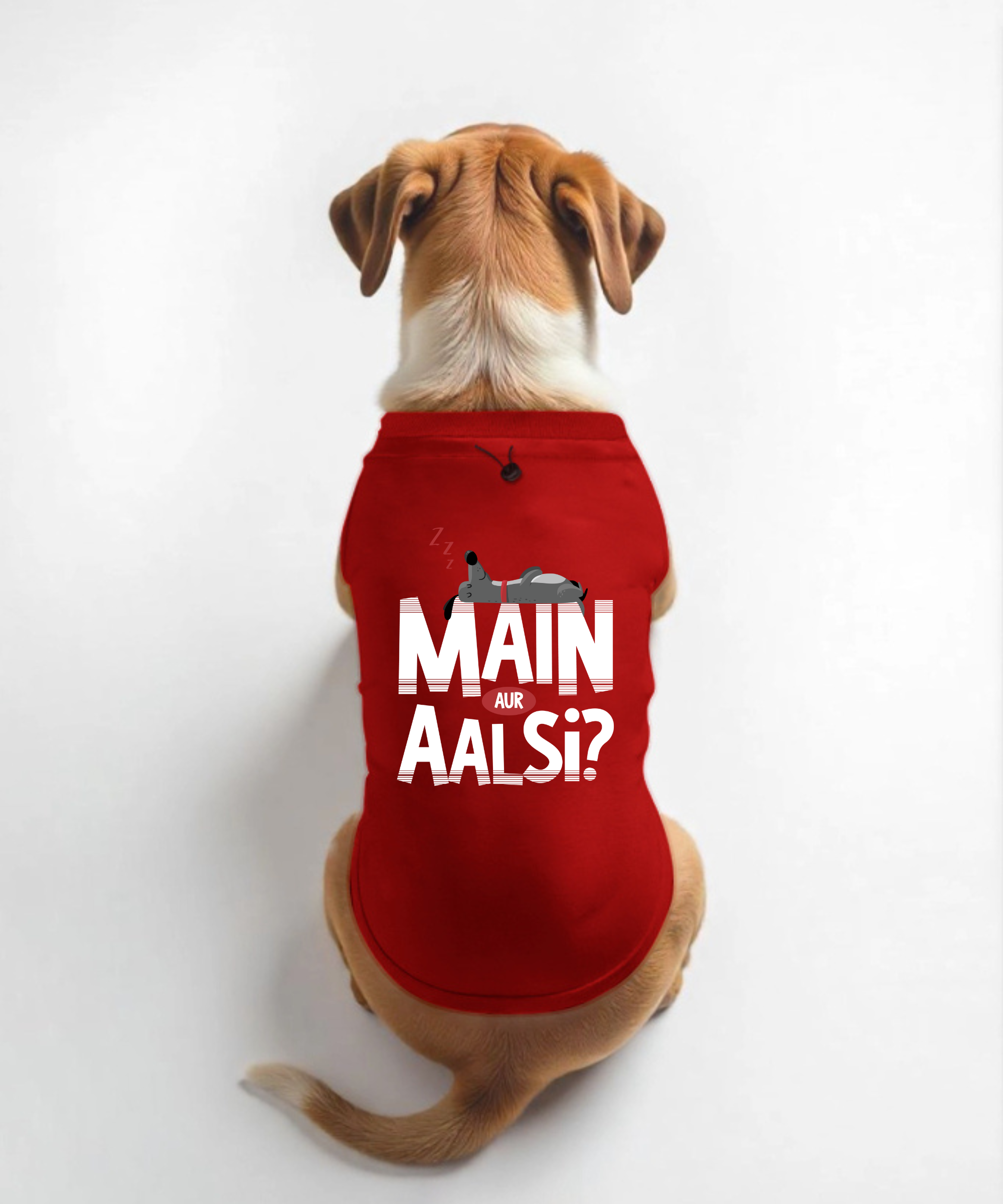 Main Aur Aalsi? Dog T-Shirt