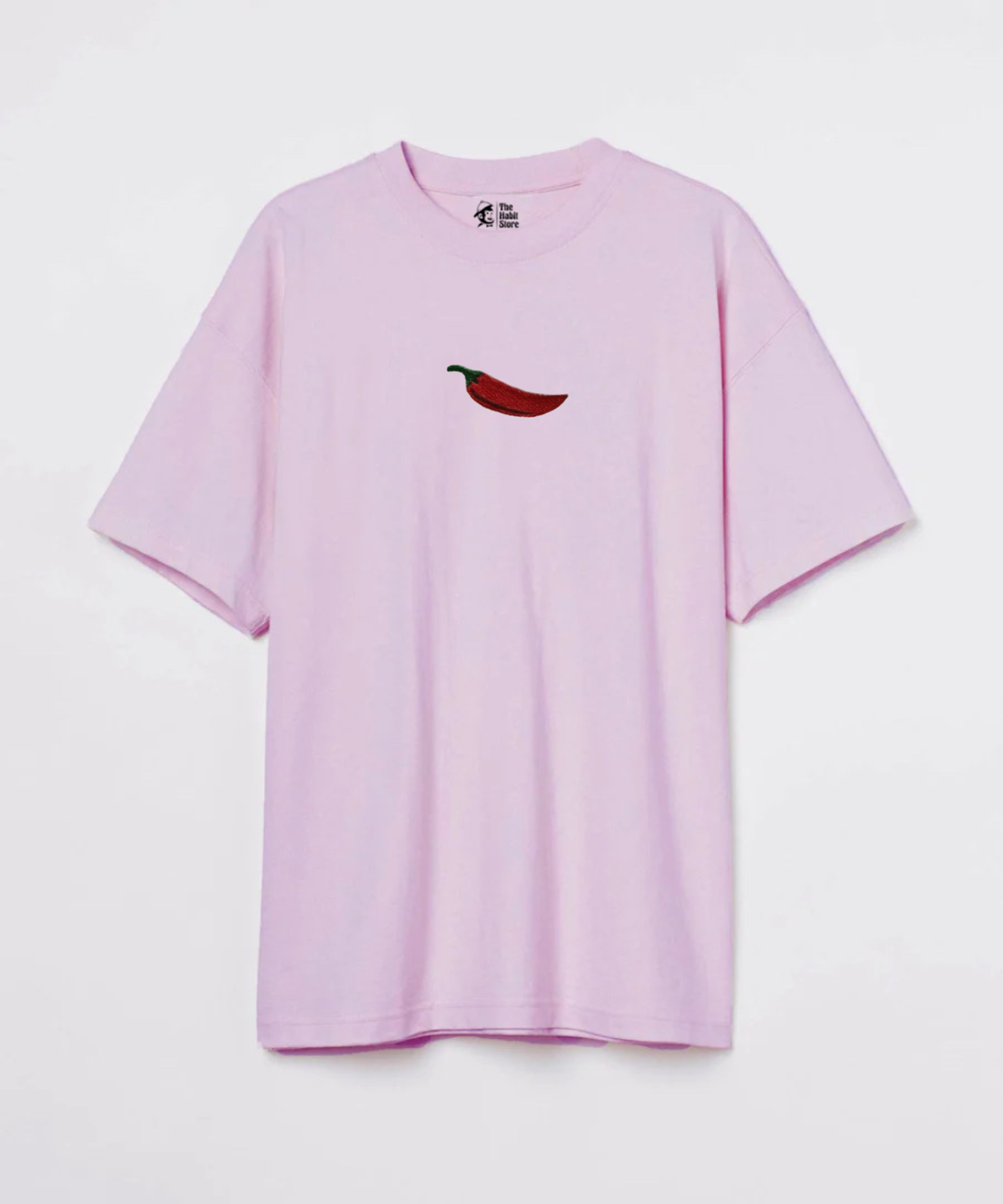 Too Hot To Handle 🌶 Embroidered 240 GSM Unisex Oversized T-shirt