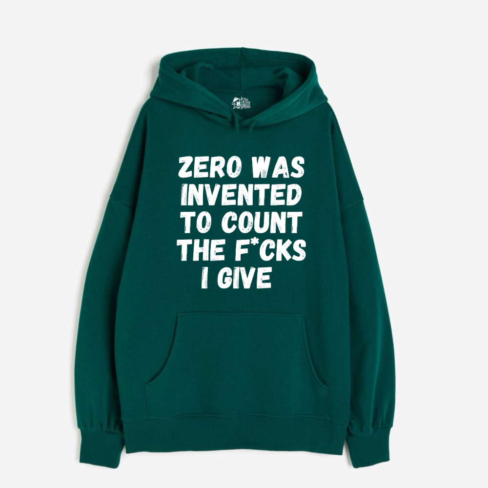 "This is What Zero Was Invented For - Oversized Winter Dreams: Premium 400 GSM Hoodies"