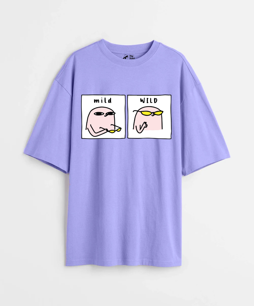 Mild & Wild 240 GSM Unisex Oversized T-shirt